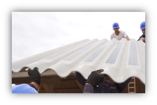 Companhia espera que o novo modelo fotovoltaico, batizado de Eternit Solar, alcance o mesmo sucesso de vendas das telhas de fibrocimento tradicionais