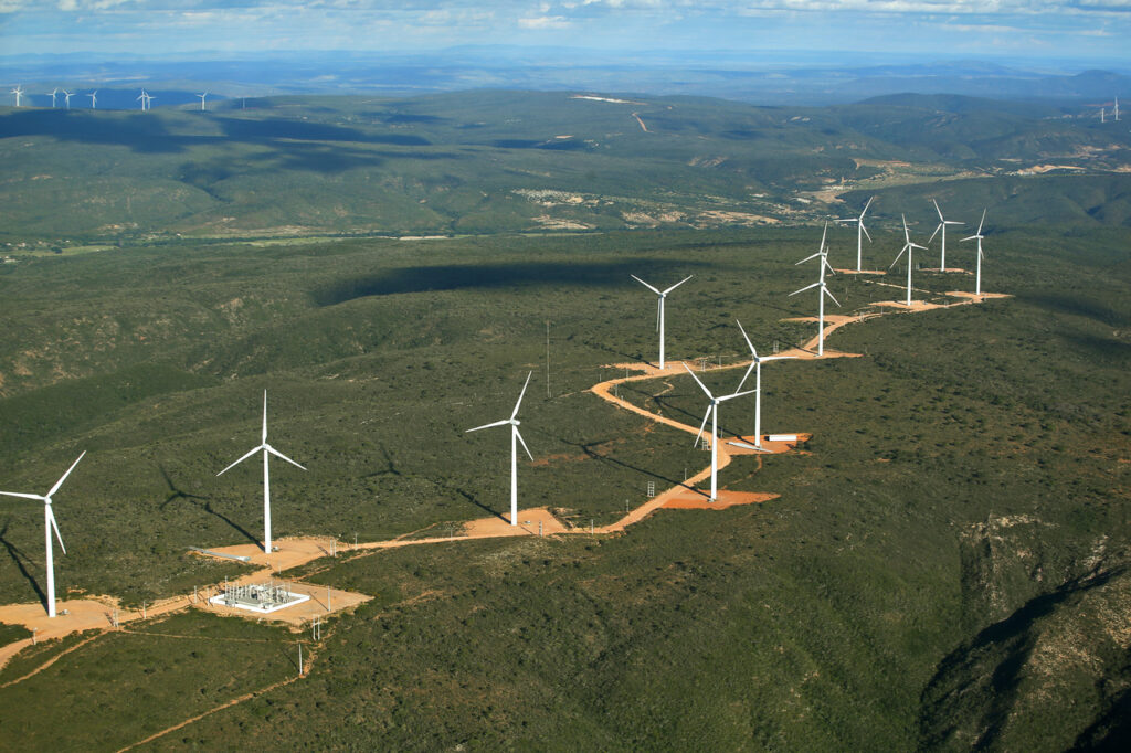 Existem 65 usinas eólicas em construção e 193 com construções a serem iniciadas/Foto: Paula Fróes/GOVBA 