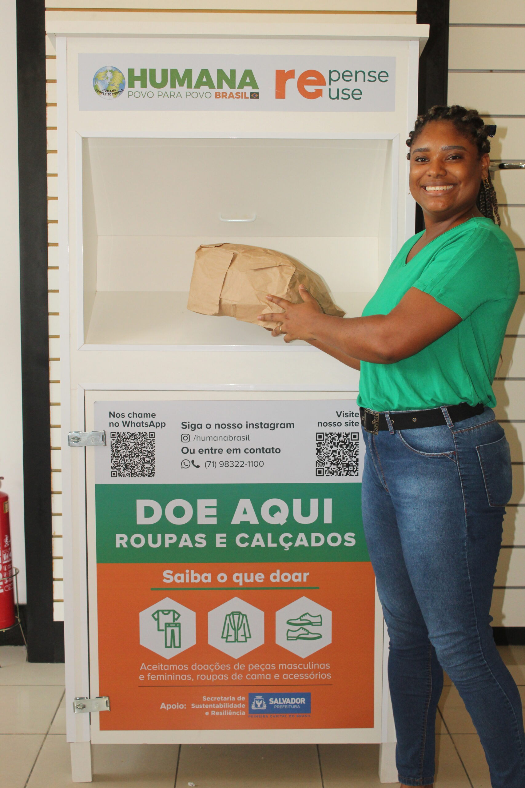 No total, 148 pontos de coletas estão instalados em shoppings, vias públicas e diversos locais de Salvador e região