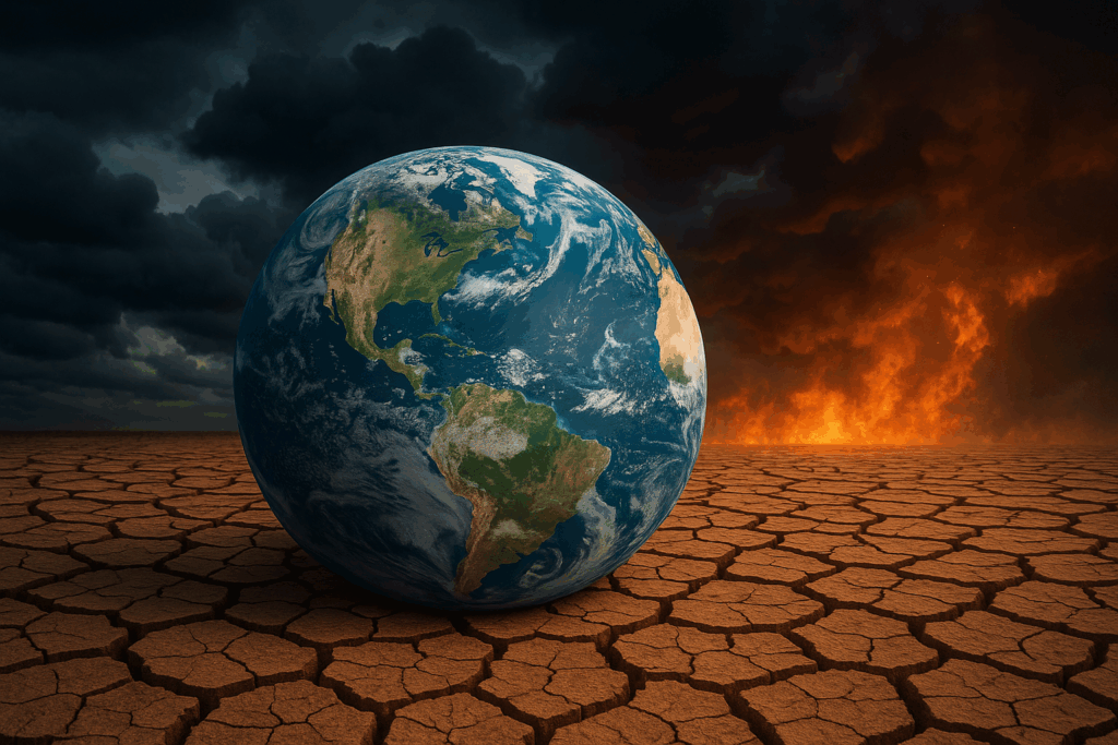 Parcela da população que afirma que as mudanças climáticas não são um risco cresceu de 5% para 9% de junho de 2024 a abril deste ano.